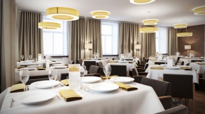 Standardní vizualizace komerčního prostoru - restaurace